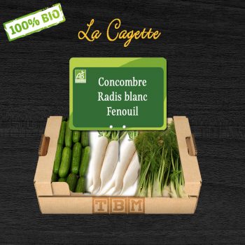 cagette concombre radis blanc fenouil