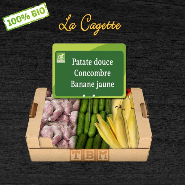 cagette patate douce concombre banane jaune