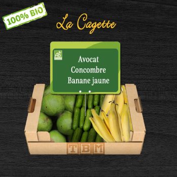 cagette avocat concombre banane jaune