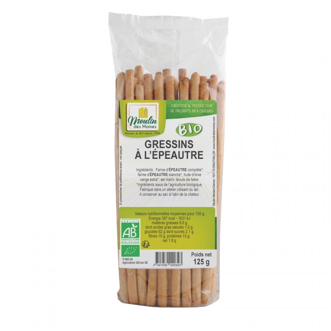 GRESSINS D’EPEAUTRE BIO 125 GRS