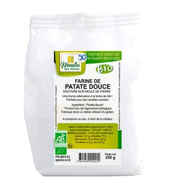 Farine patate douce 250g bio