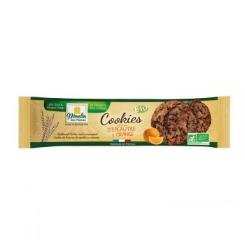 Cookies d'épeautre chocolat et orange bio - 200g