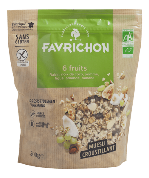 Muesli croustillant 6 fruits