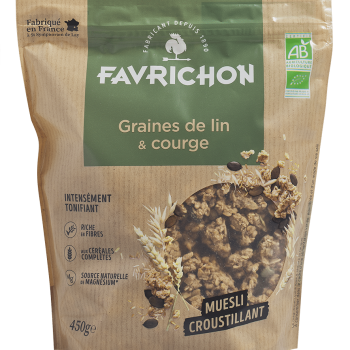 muesli graines de lin courge