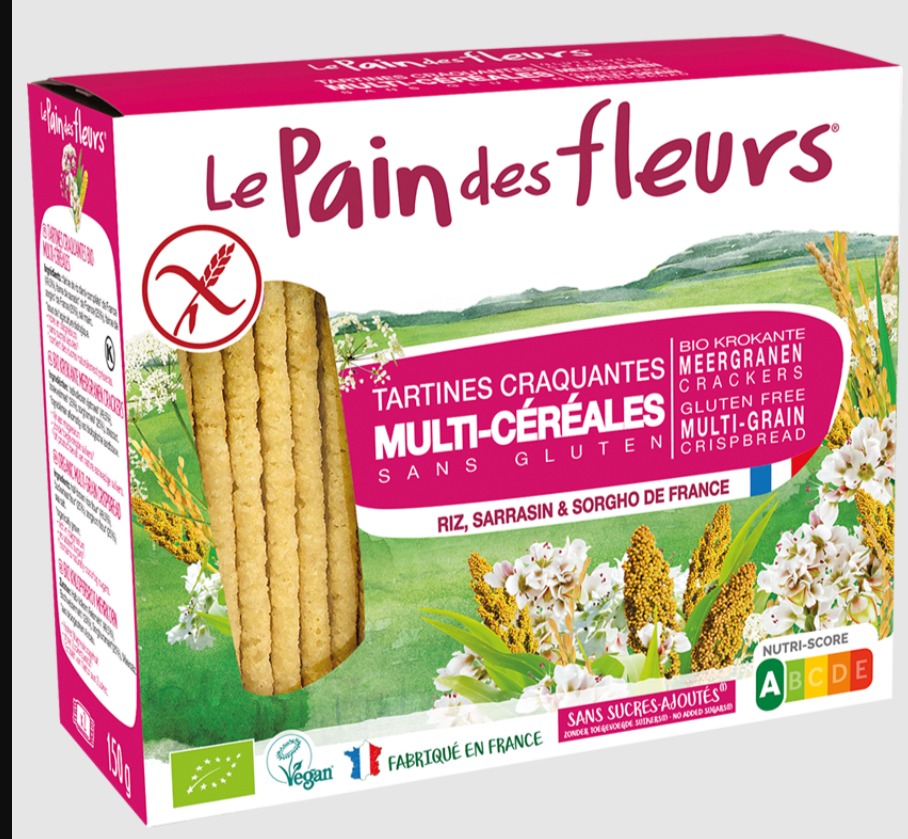 Le Pain des fleurs® Organic Chestnut Crispbread, 4.4 oz - Foods Co.