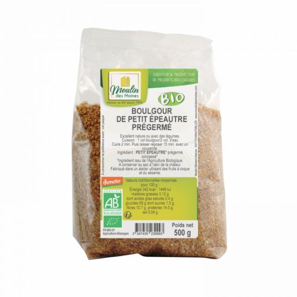 Boulgour de petit épeautre demeter 500g bio