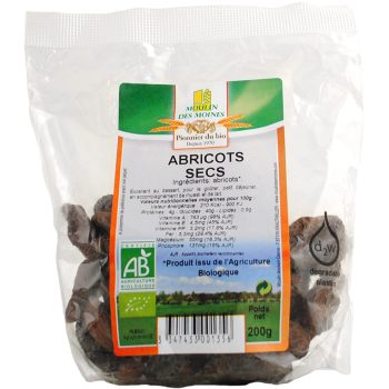 Abricots secs entiers bio - 200g