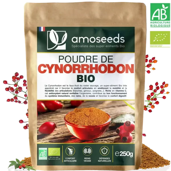 Poudre de Cynorrhodon Bio 250g